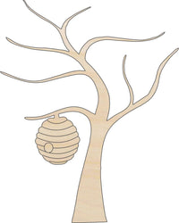 Tree Wood Craft Shape - Laser Cut Baltic Birch Unfinished DIY Wood Art Supplies TRE29 - The Wood Shape Store