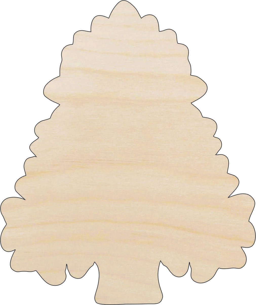 Tree Wood Craft Shape - Laser Cut Baltic Birch Unfinished DIY Wood Art Supplies TRE34 - The Wood Shape Store