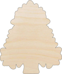 Tree Wood Craft Shape - Laser Cut Baltic Birch Unfinished DIY Wood Art Supplies TRE34 - The Wood Shape Store