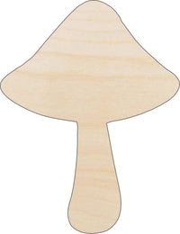 Mushroom Wood Craft Shape - Laser Cut Baltic Birch Unfinished DIY Wood Art Supplies TRE39 - The Wood Shape Store