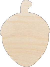 Acorn Wood Craft Shape - Laser Cut Baltic Birch Unfinished DIY Wood Art Supplies TRE46 - The Wood Shape Store