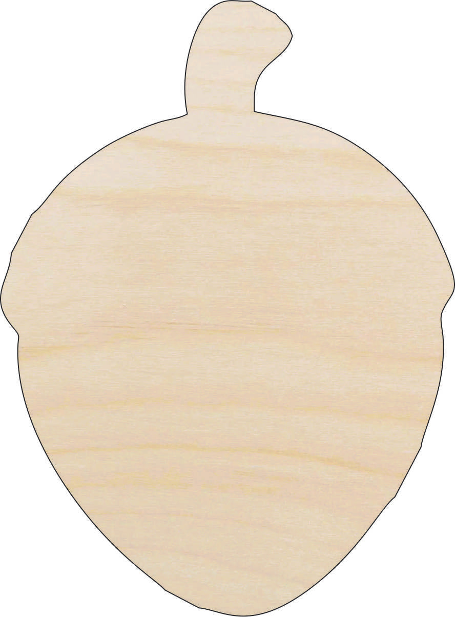 Tree Acorn - Laser Cut Out Unfinished Wood Craft Shape TRE46