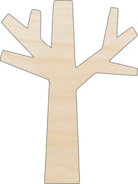 Tree Wood Craft Shape - Laser Cut Baltic Birch Unfinished DIY Wood Art Supplies TRE52 - The Wood Shape Store