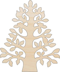Tree Wood Craft Shape - Laser Cut Baltic Birch Unfinished DIY Wood Art Supplies TRE53 - The Wood Shape Store