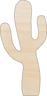 Cactus Wood Craft Shape - Laser Cut Baltic Birch Unfinished DIY Wood Art Supplies TRE5 - The Wood Shape Store