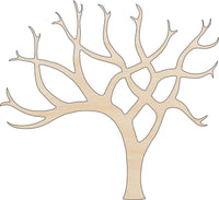 Tree Wood Craft Shape - Laser Cut Baltic Birch Unfinished DIY Wood Art Supplies TRE60 - The Wood Shape Store