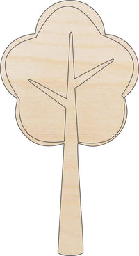 Tree Wood Craft Shape - Laser Cut Baltic Birch Unfinished DIY Wood Art Supplies TRE6 - The Wood Shape Store