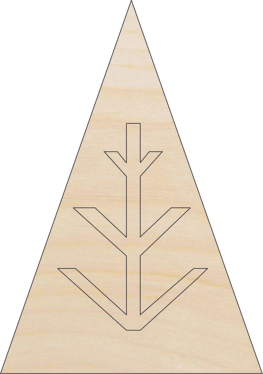 Tree Wood Craft Shape - Laser Cut Baltic Birch Unfinished DIY Wood Art Supplies TRE74 - The Wood Shape Store