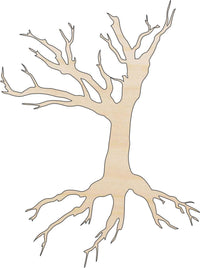 Tree Wood Craft Shape - Laser Cut Baltic Birch Unfinished DIY Wood Art Supplies TRE79 - The Wood Shape Store