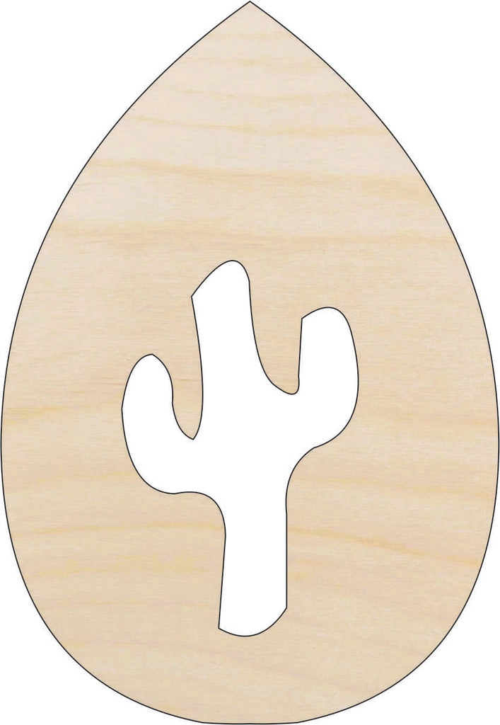Tree Cactus  - Laser Cut Out Unfinished Wood Craft Shape TRE90