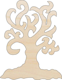 Tree Wood Craft Shape - Laser Cut Baltic Birch Unfinished DIY Wood Art Supplies TRE91 - The Wood Shape Store