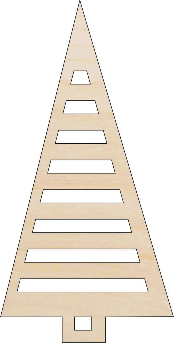 Tree Wood Craft Shape - Laser Cut Baltic Birch Unfinished DIY Wood Art Supplies TRE98 - The Wood Shape Store