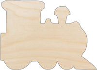 Train Wood Craft Shape - Laser Cut Baltic Birch Unfinished DIY Wood Art Supplies TRN17 - The Wood Shape Store
