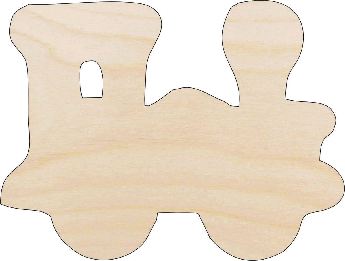 Train - Laser Cut Out Unfinished Wood Craft Shape TRN18 Train - Laser Cut Out Unfinished Wood Craft Shape TRN18
