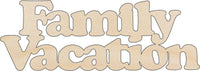 Vacation Wood Craft Shape – Laser Cut Baltic Birch Unfinished DIY Wood Art Supplies TRP18 - The Wood Shape Store
