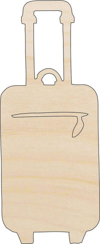 Suitcase Wood Craft Shape - Laser Cut Baltic Birch Unfinished DIY Wood Art Supplies TRP22 - The Wood Shape Store
