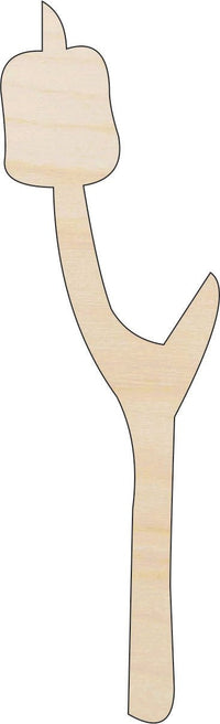 Marshmallow Wood Craft Shape - Laser Cut Baltic Birch Unfinished DIY Wood Art Supplies TRP27 - The Wood Shape Store