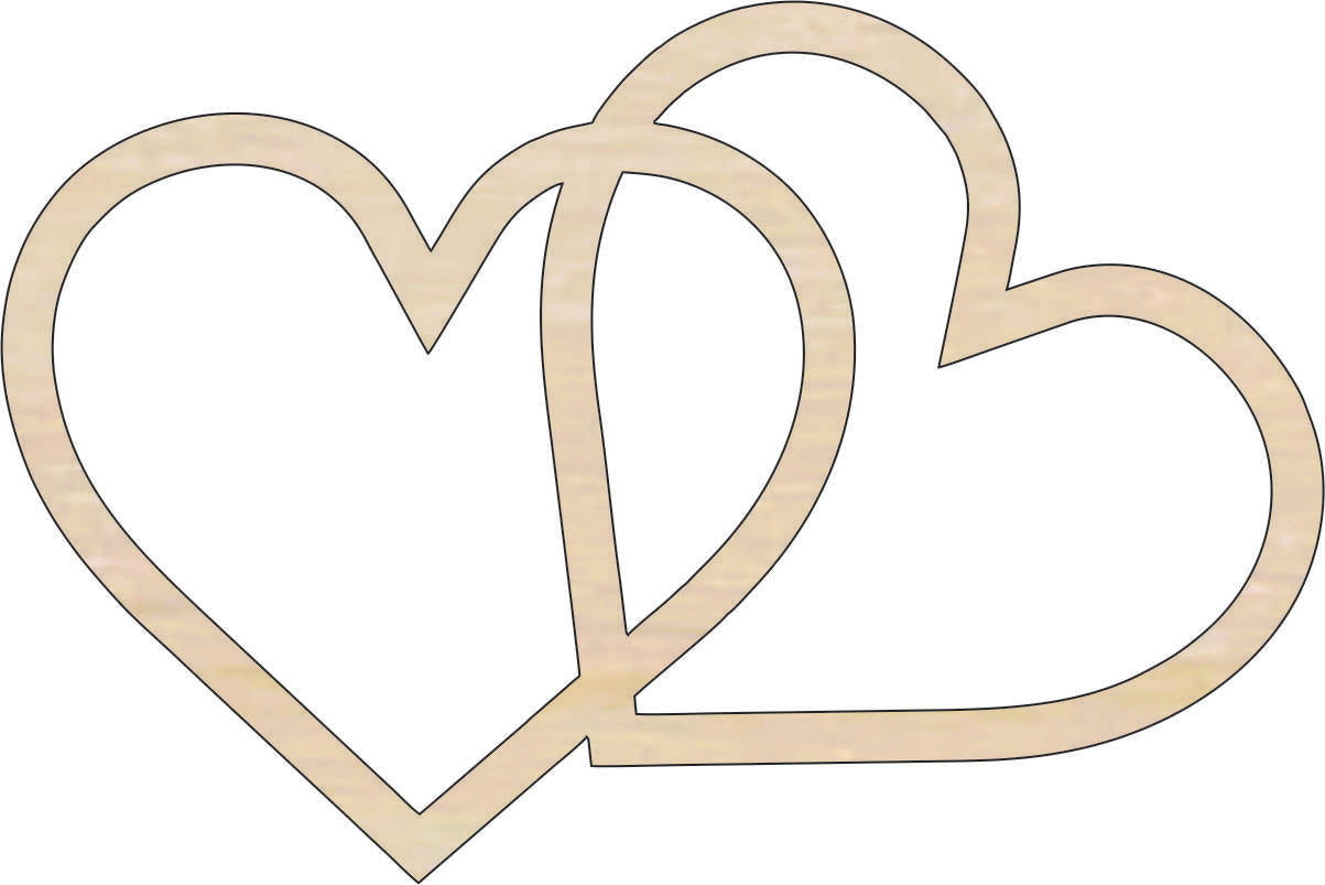 Heart - Laser Cut Out Unfinished Wood Craft Shape VAL13 Heart - Laser Cut Out Unfinished Wood Craft Shape VAL13