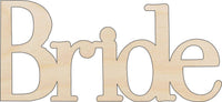 Bride Wood Craft Shape - Laser Cut Baltic Birch Unfinished DIY Wood Art Supplies WDG12 - The Wood Shape Store