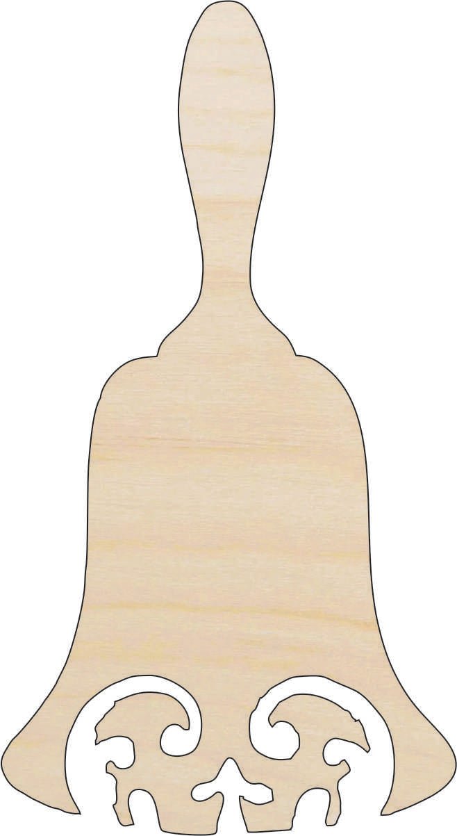 Bell Wood Craft Shape - Laser Cut Baltic Birch Unfinished DIY Wood Art Supplies WDG2 - The Wood Shape Store