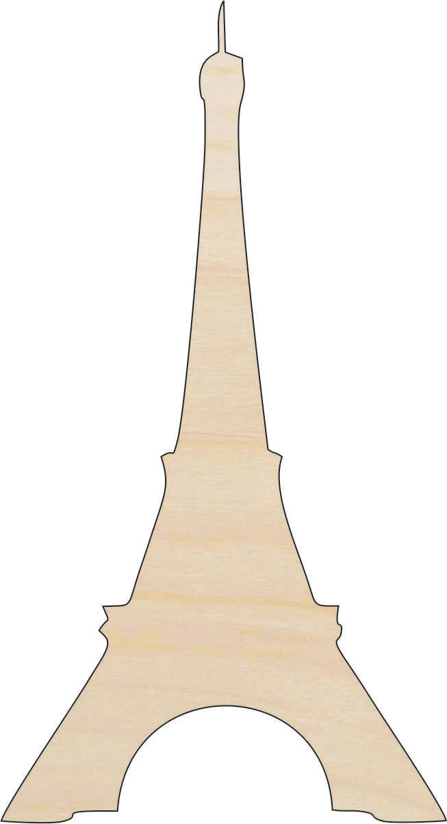 Paris Eiffel Tower - Laser Cut Out Unfinished Wood Craft Shape WLD43 Paris Eiffel Tower - Laser Cut Out Unfinished Wood Craft Shape WLD43