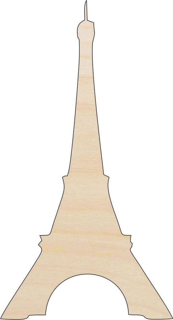 Paris Eiffel Tower - Laser Cut Out Unfinished Wood Craft Shape WLD43
