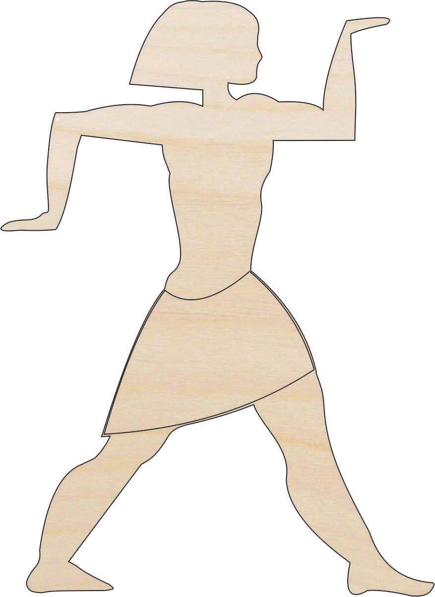 Egyptian Wood Craft Shape - Laser Cut Baltic Birch Unfinished DIY Wood Art Supplies WLD4 - The Wood Shape Store