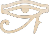 Egyptian Eye Wood Craft Shape - Laser Cut Baltic Birch Unfinished DIY Wood Art Supplies WLD55 - The Wood Shape Store