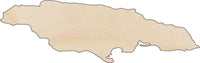 Jamaica Wood Craft Shape - Laser Cut Baltic Birch Unfinished DIY Wood Art Supplies WLD59 - The Wood Shape Store