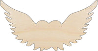 Wing Wood Craft Shape - Laser Cut Baltic Birch Unfinished DIY Wood Art Supplies WNG12 - The Wood Shape Store