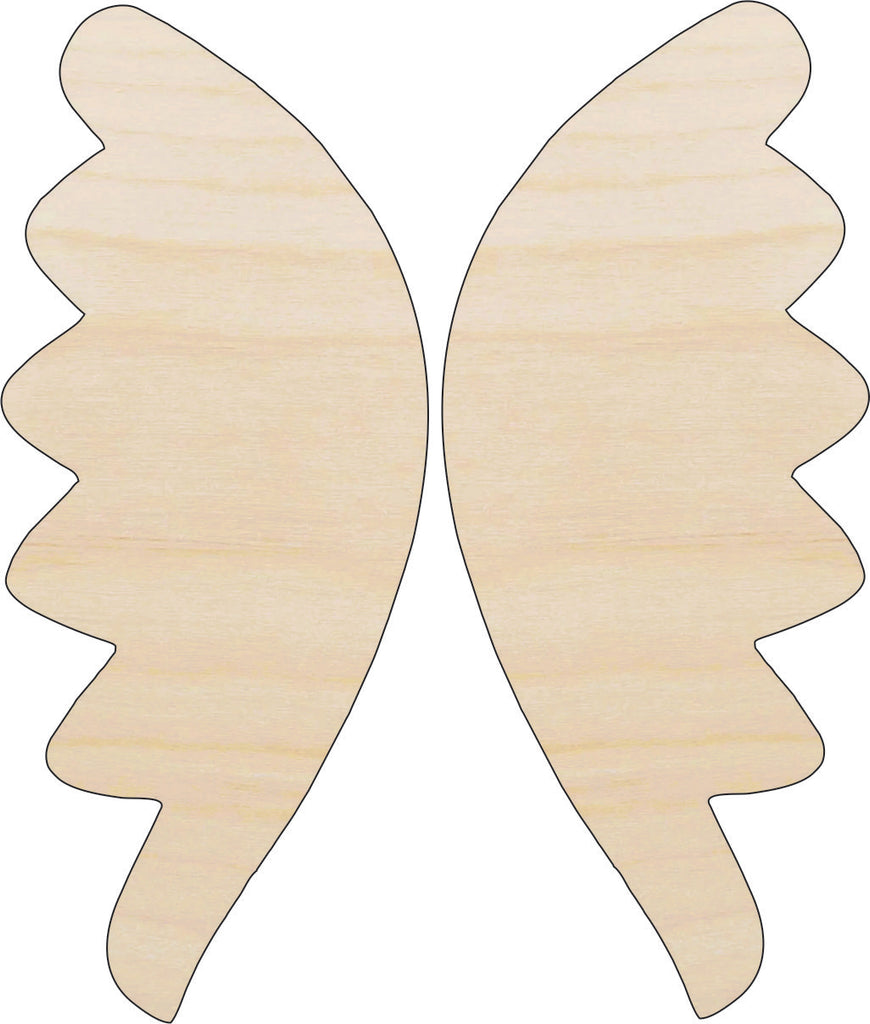 Wing - Laser Cut Out Unfinished Wood Craft Shape WNG13