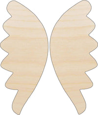 Wing Wood Craft Shape - Laser Cut Baltic Birch Unfinished DIY Wood Art Supplies WNG13 - The Wood Shape Store