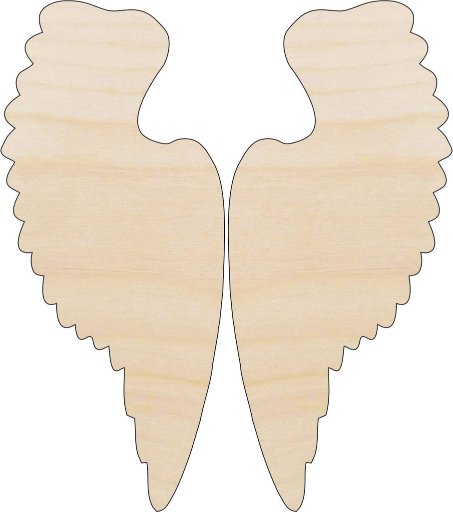 Wing - Laser Cut Out Unfinished Wood Craft Shape WNG3