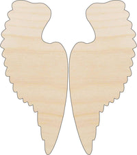 Wing Wood Craft Shape - Laser Cut Baltic Birch Unfinished DIY Wood Art Supplies WNG3 - The Wood Shape Store