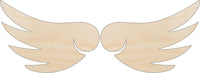 Wing Wood Craft Shape - Laser Cut Baltic Birch Unfinished DIY Wood Art Supplies WNG5 - The Wood Shape Store