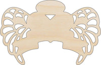 Wing Wood Craft Shape - Laser Cut Baltic Birch Unfinished DIY Wood Art Supplies WNG6 - The Wood Shape Store