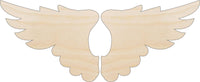 Wing Wood Craft Shape - Laser Cut Baltic Birch Unfinished DIY Wood Art Supplies WNG9 - The Wood Shape Store