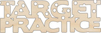 Target Practice Wood Craft Shape – Laser Cut Baltic Birch Unfinished DIY Wood Art Supplies WPN2 - The Wood Shape Store