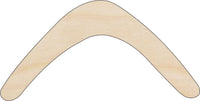 Boomerang Wood Craft Shape - Laser Cut Baltic Birch Unfinished DIY Wood Art Supplies WPN76 - The Wood Shape Store