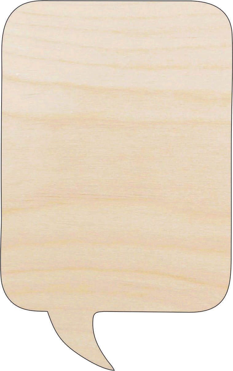 Bubble Wood Craft Shape - Laser Cut Baltic Birch Unfinished DIY Wood Art Supplies WRD64 - The Wood Shape Store