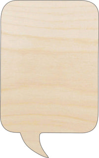 Bubble Wood Craft Shape - Laser Cut Baltic Birch Unfinished DIY Wood Art Supplies WRD64 - The Wood Shape Store