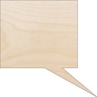 Bubble Wood Craft Shape - Laser Cut Baltic Birch Unfinished DIY Wood Art Supplies WRD68 - The Wood Shape Store