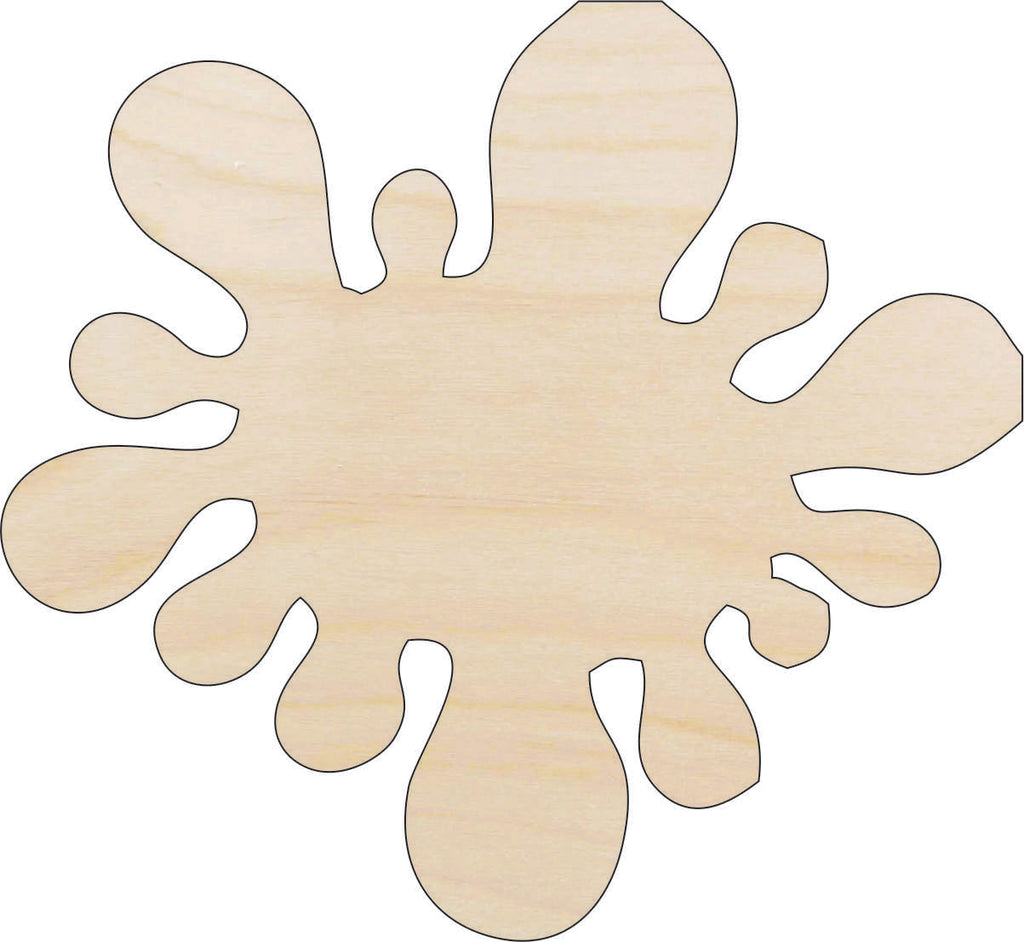 Word Splat - Laser Cut Out Unfinished Wood Craft Shape WRD70