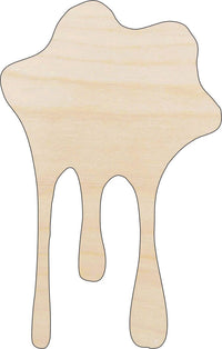 Splat Wood Craft Shape - Laser Cut Baltic Birch Unfinished DIY Wood Art Supplies WRD78 - The Wood Shape Store