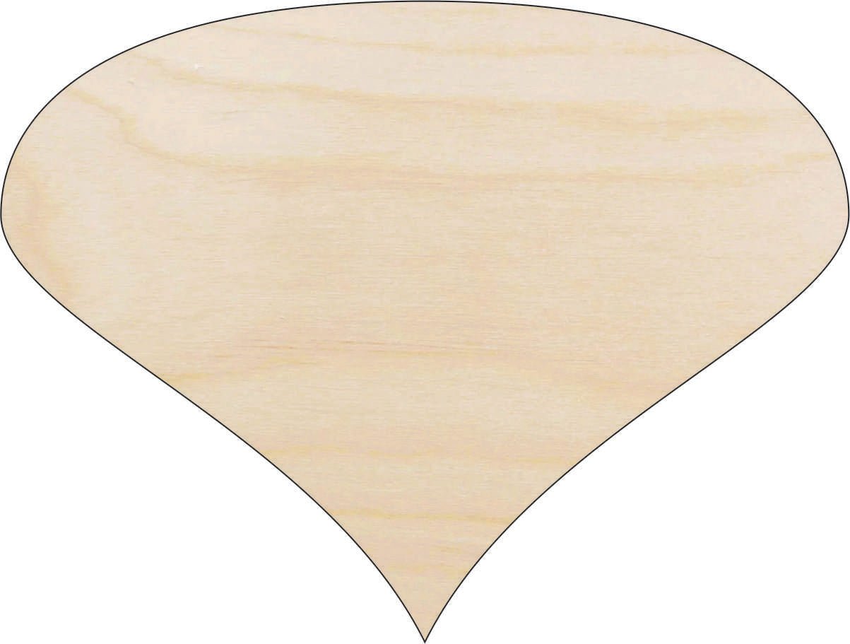 Bubble Wood Craft Shape - Laser Cut Baltic Birch Unfinished DIY Wood Art Supplies WRD86 - The Wood Shape Store