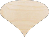 Bubble Wood Craft Shape - Laser Cut Baltic Birch Unfinished DIY Wood Art Supplies WRD86 - The Wood Shape Store
