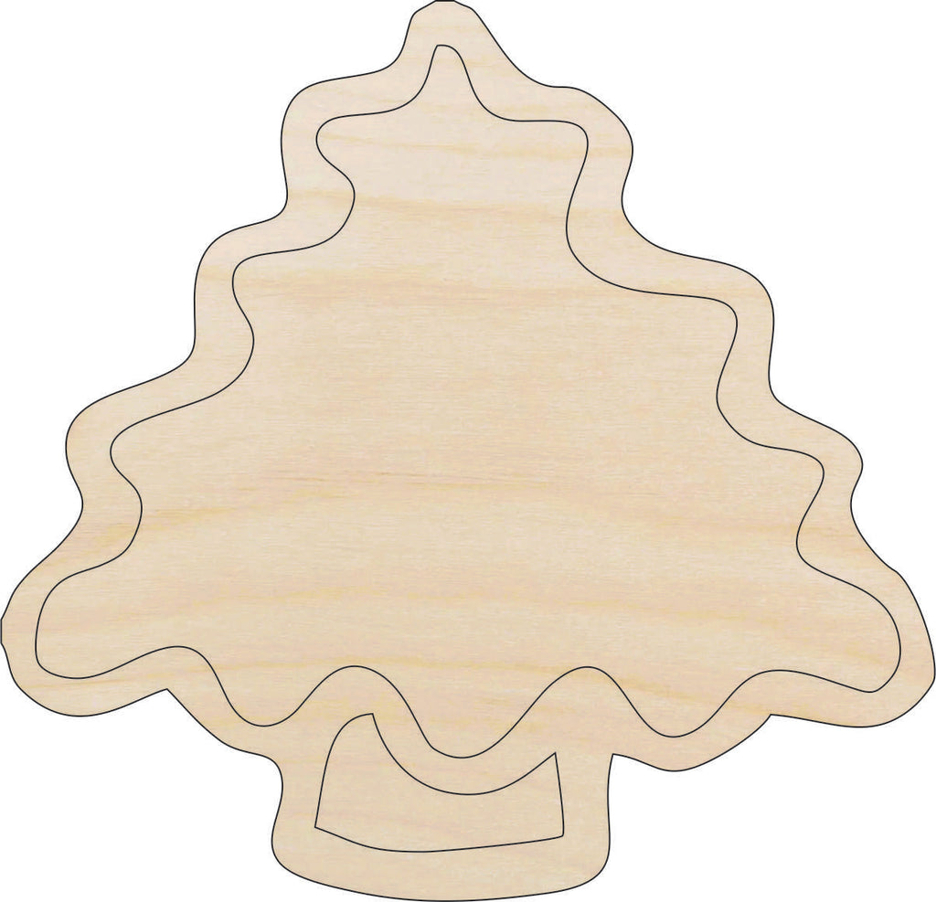 Tree - Laser Cut Out Unfinished Wood Craft Shape XMS106