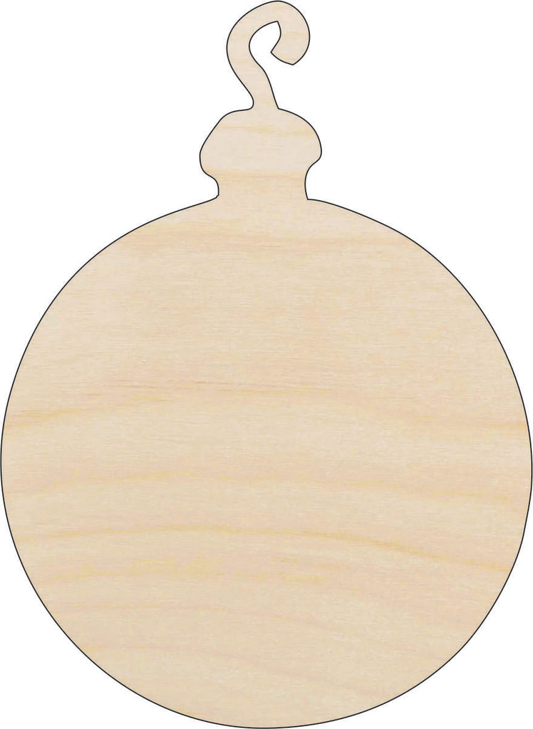 Bauble - Laser Cut Out Unfinished Wood Craft Shape XMS120