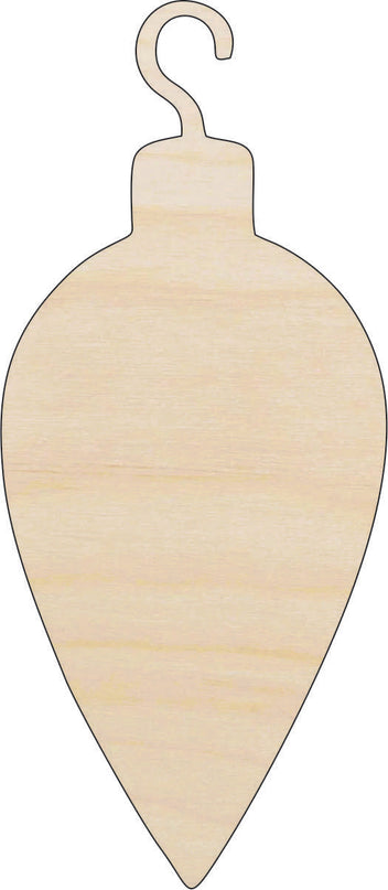 Bauble - Laser Cut Out Unfinished Wood Craft Shape XMS123 Bauble - Laser Cut Out Unfinished Wood Craft Shape XMS123