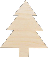 Tree Wood Craft Shape - Laser Cut Baltic Birch Unfinished DIY Wood Art Supplies XMS125 - The Wood Shape Store